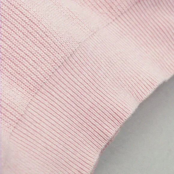 Free People Baby Pink Too Good Pullover Sweater S Mock Neck Raglan Long Sleeves - Picture 14 of 16